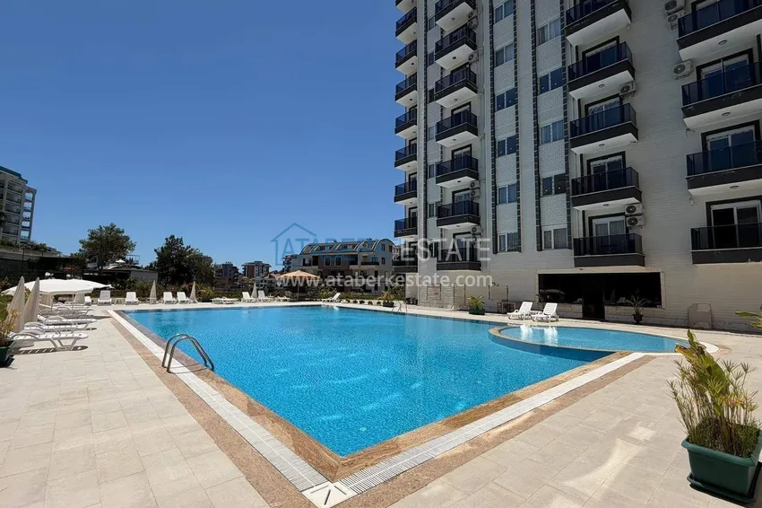 Apartament 1+1 w Alanya, dzielnica Avsallar - piękne wykończenie, nowoczesny kompleks 3 
