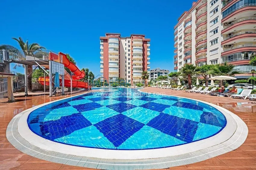 Apartament 2+1 na zezwolenie na pobyt w Alanyi, dzielnica Tosmur - meble, widoki na góry i morze 3 