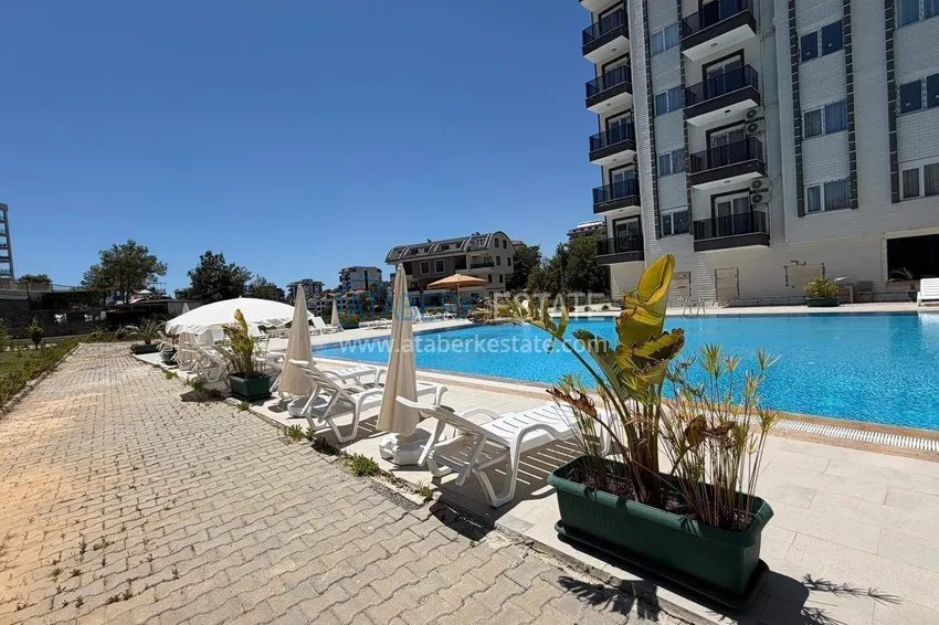 Apartament 1+1 w Alanya, dzielnica Avsallar - piękne wykończenie, nowoczesny kompleks 4 