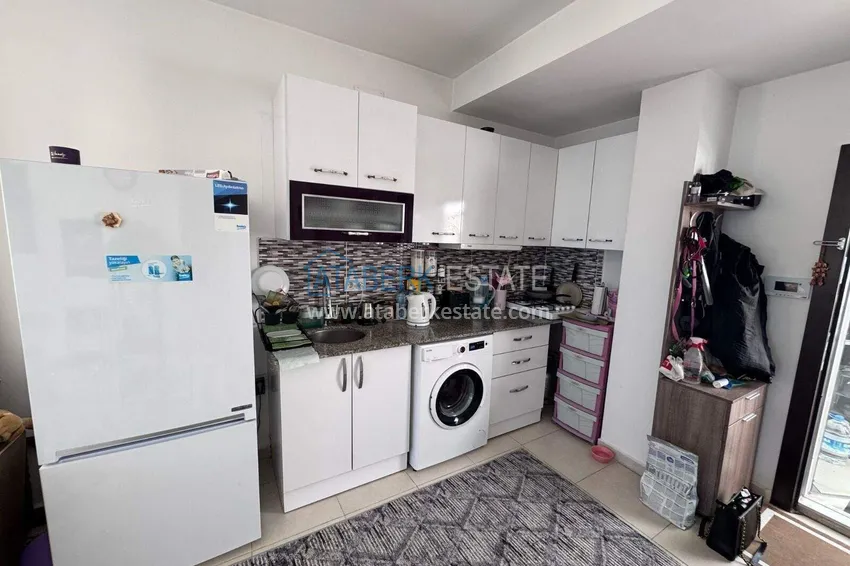 Kupuj  Apartament 1+1 za pozwolenie na pobyt w Alanyi — korzystna cena, meble, widok na morze  6 