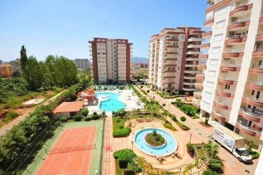 Apartament 2+1 na zezwolenie na pobyt w Alanyi, dzielnica Tosmur - meble, widoki na góry i morze 6 
