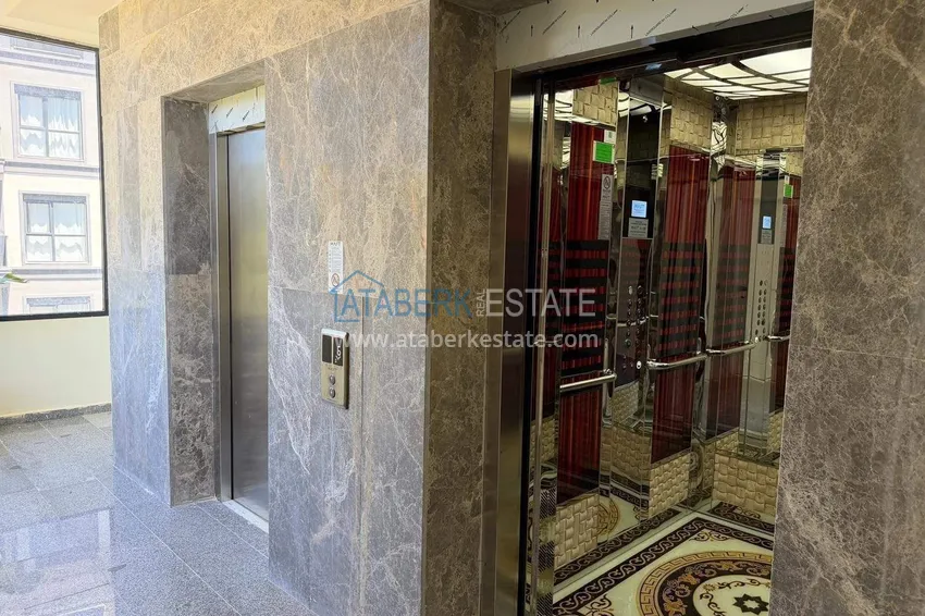 Apartament 1+1 w Alanya, dzielnica Avsallar - piękne wykończenie, nowoczesny kompleks 7 