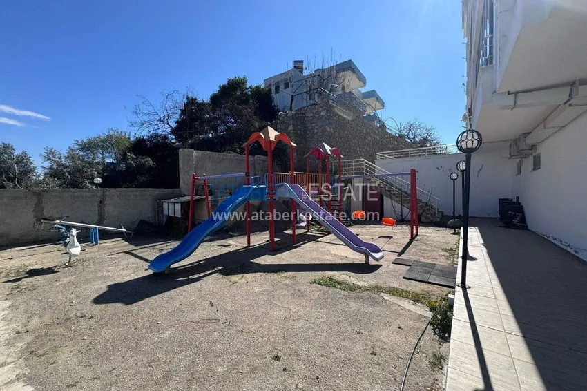 Apartament 1+1 za pozwolenie na pobyt w Alanyi — korzystna cena, meble, widok na morze  7 