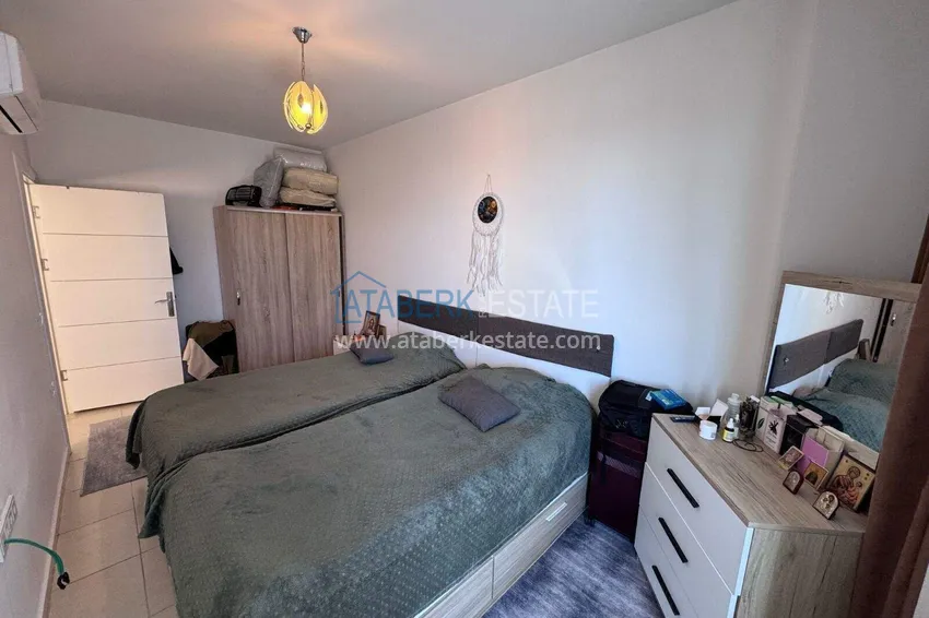 Kupuj  Apartament 1+1 za pozwolenie na pobyt w Alanyi — korzystna cena, meble, widok na morze  9 