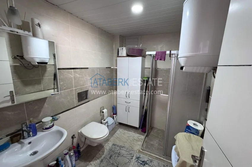 Kupuj  Apartament 1+1 za pozwolenie na pobyt w Alanyi — korzystna cena, meble, widok na morze  10 
