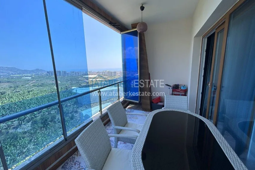 Kupuj  Apartament 3+1 w Alanyi, dzielnica Mahmutlar - liniowy z meblami i panoramicznym widokiem na morze i góry  12 