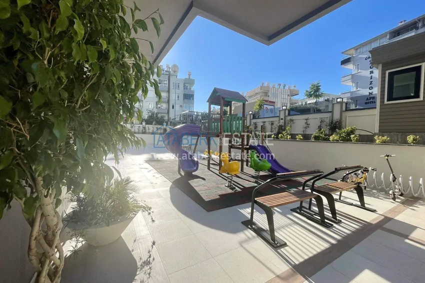 Apartament 2+1 na zezwolenie na pobyt w Alanyi, dzielnica Oba — meble, widok na morze i góry 12 