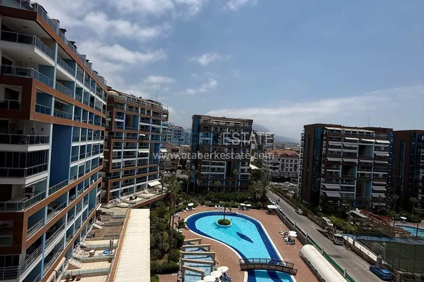 Kupuj Apartament 1+1 na zezwolenie na pobyt w Alanyi, dzielnica Cikcilli - widok na morze, meble, rezydencja premium 13