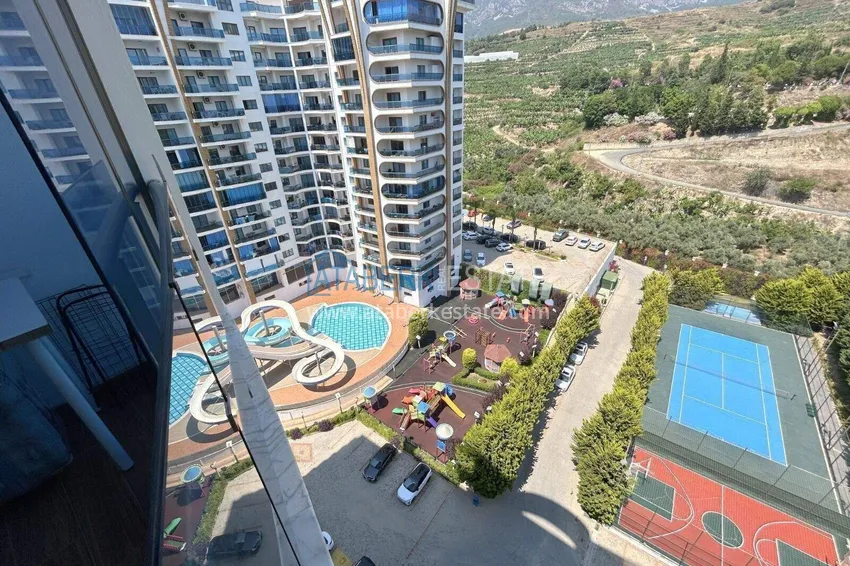 Kupuj  Apartament 3+1 w Alanyi, dzielnica Mahmutlar - liniowy z meblami i panoramicznym widokiem na morze i góry  15 