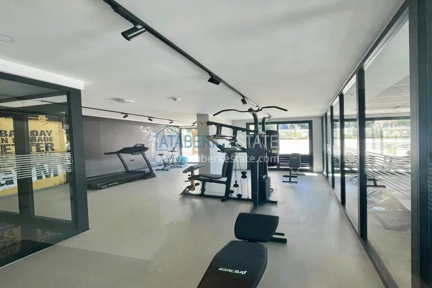 Apartament 2+1 na zezwolenie na pobyt w Alanyi, dzielnica Oba — meble, widok na morze i góry 18 