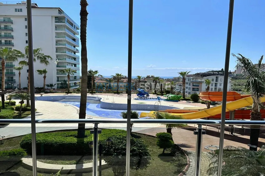 Kupuj  Apartament 1+1 w Alanya, dzielnica Cikcilli - umeblowany i z widokiem na morze, przeszklony balkon  19 