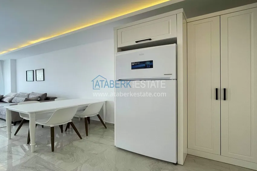Kupuj  Apartament 2+1 na zezwolenie na pobyt w Alanyi, dzielnica Oba — meble, widok na morze i góry 3 