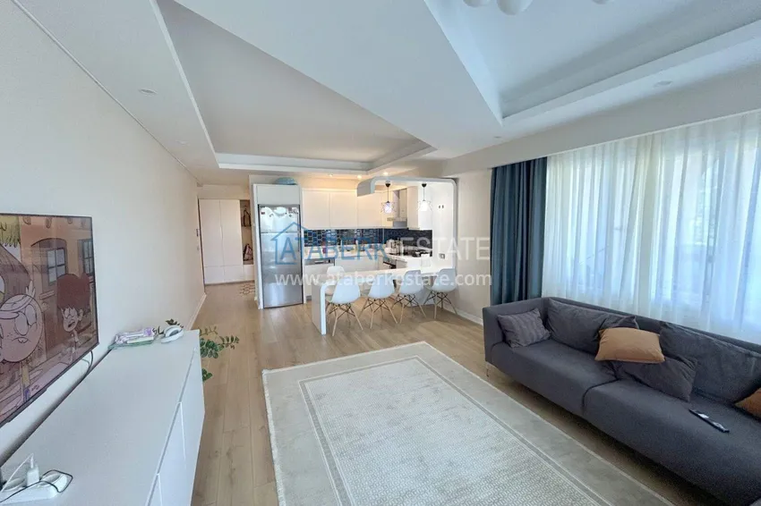 Kupuj  Apartament 3+1 w Alanyi, dzielnica Mahmutlar - liniowy z meblami i panoramicznym widokiem na morze i góry  4 