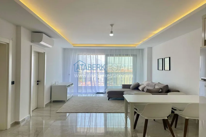 Kupuj  Apartament 2+1 na zezwolenie na pobyt w Alanyi, dzielnica Oba — meble, widok na morze i góry 4 