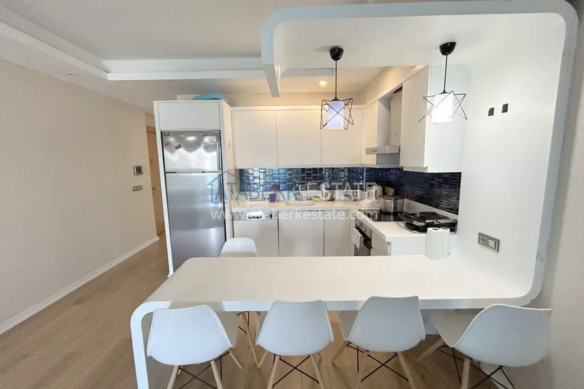Kupuj  Apartament 3+1 w Alanyi, dzielnica Mahmutlar - liniowy z meblami i panoramicznym widokiem na morze i góry  5 