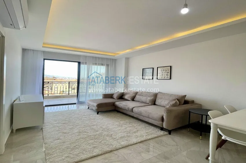 Kupuj  Apartament 2+1 na zezwolenie na pobyt w Alanyi, dzielnica Oba — meble, widok na morze i góry 5 