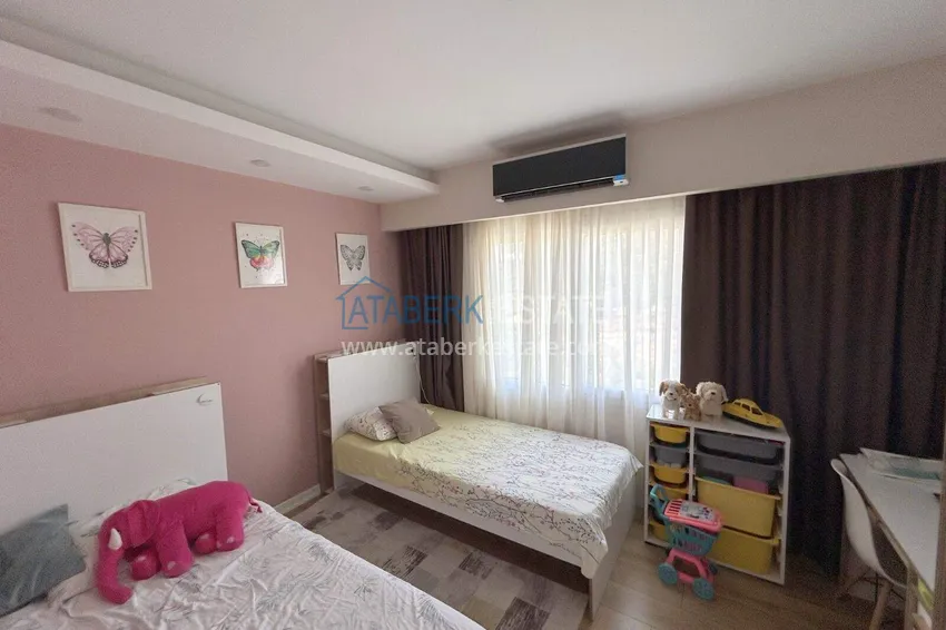 Kupuj  Apartament 3+1 w Alanyi, dzielnica Mahmutlar - liniowy z meblami i panoramicznym widokiem na morze i góry  7 