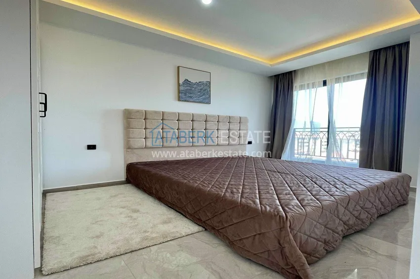 Kupuj  Apartament 2+1 na zezwolenie na pobyt w Alanyi, dzielnica Oba — meble, widok na morze i góry 9 