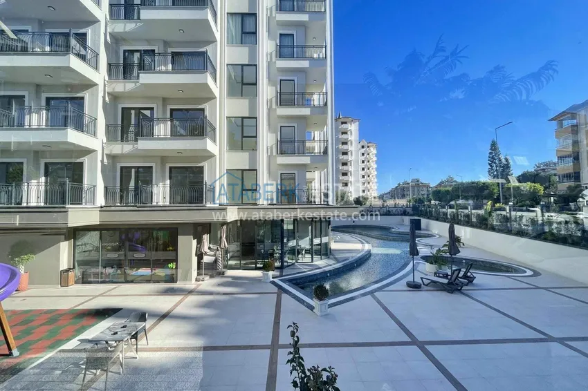 Apartament 2+1 na zezwolenie na pobyt w Alanyi, dzielnica Oba — meble, widok na morze i góry 9 