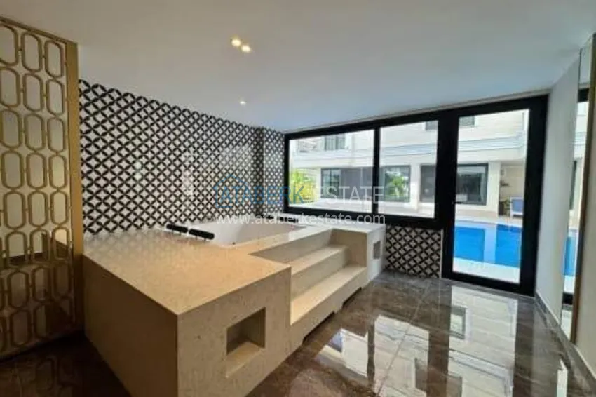 2+1 duplex w centrum Alanyi, plaża Kleopatra — kompleks z licencją wynajmu 21 