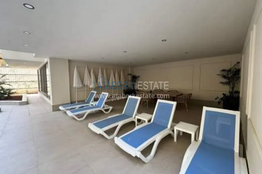 2+1 duplex w centrum Alanyi, plaża Kleopatra — kompleks z licencją wynajmu 10 