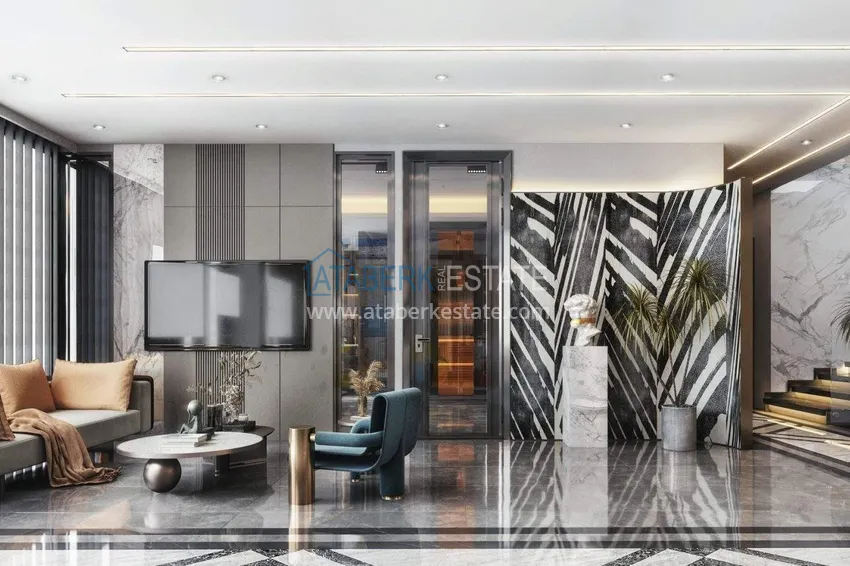 Apartamenty od dewelopera w Alanyi, za pozwolenie na pobyt i obywatelstwo - kompleks butikowy premium w dzielnicy Kestel  10 