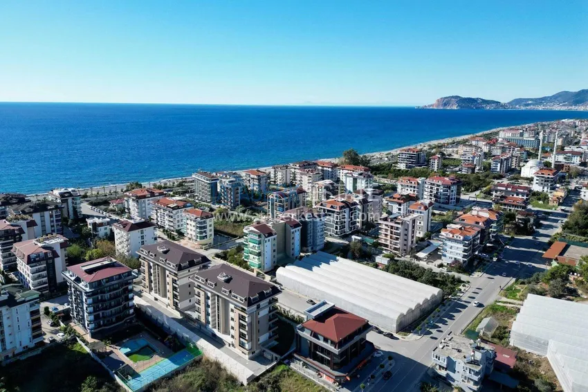 Penthouse 3+1 w Alanyi, dzielnica Kestel — zezwolenie na pobyt, raty do 3 lat, widok na morze i góry 2 
