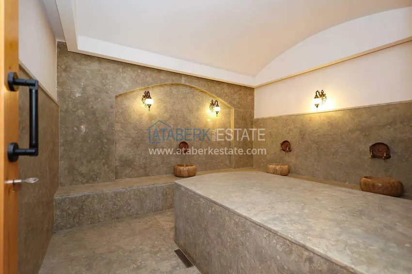 Penthouse 3+1 w Alanyi, dzielnica Kestel — zezwolenie na pobyt, raty do 3 lat, widok na morze i góry 31 