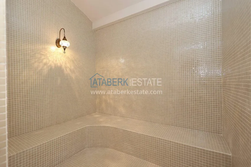Penthouse 3+1 w Alanyi, dzielnica Kestel — zezwolenie na pobyt, raty do 3 lat, widok na morze i góry 32 