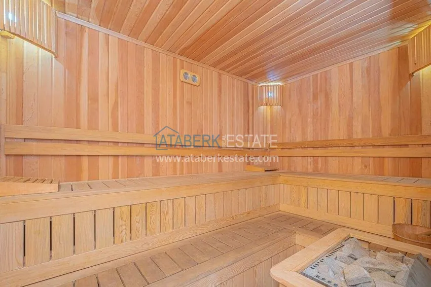 Apartament 2+1 z widokiem na morze w okolicy Konakli — nieruchomość na zezwolenie na pobyt w Alanyi  34 