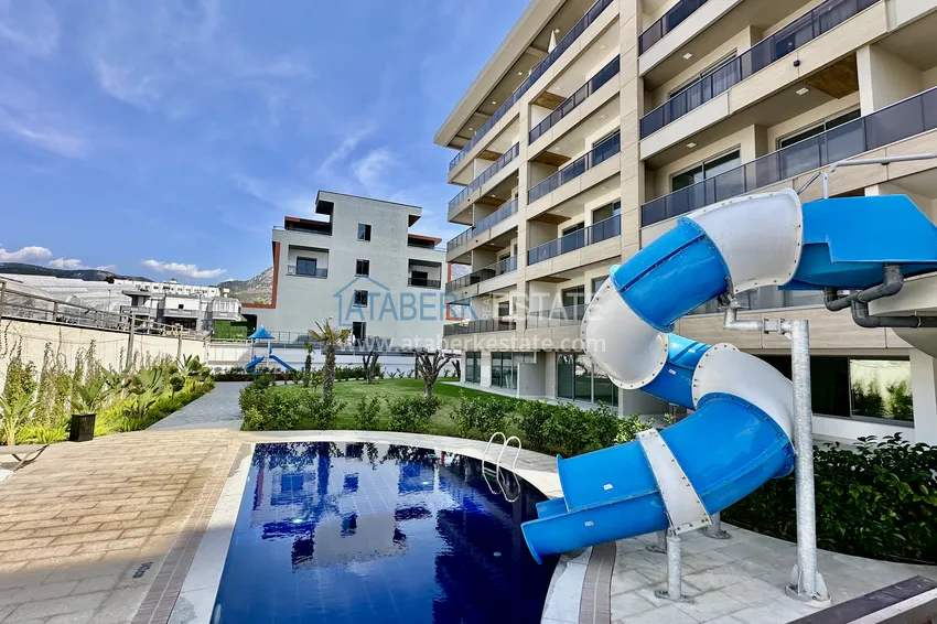 Penthouse 3+1 w Alanyi, dzielnica Kestel — zezwolenie na pobyt, raty do 3 lat, widok na morze i góry 8 