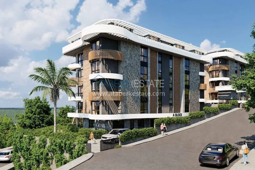 Luksusowy kompleks inwestycyjny w Kestel - apartamenty z widokiem na morze, raty do 36 miesięcy 9 