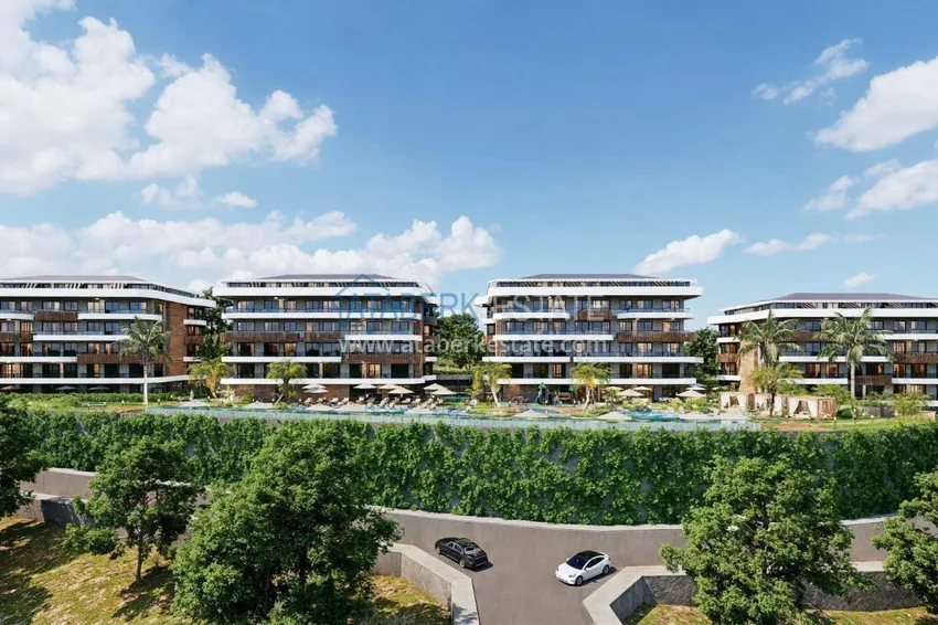 Luksusowy kompleks inwestycyjny w Kestel - apartamenty z widokiem na morze, raty do 36 miesięcy 4 