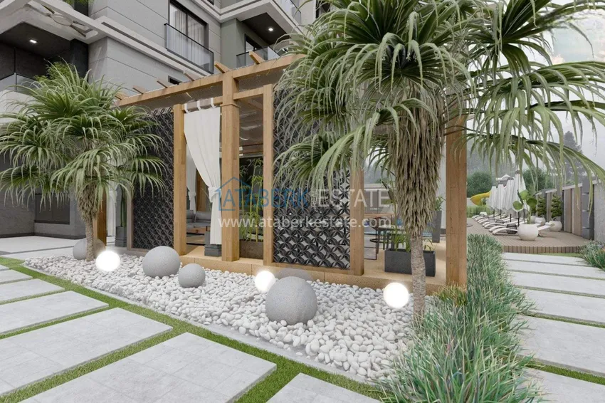 Apartamenty od dewelopera na raty w Alanyi - kompleks butikowy w budowie w Gazipasa  10 