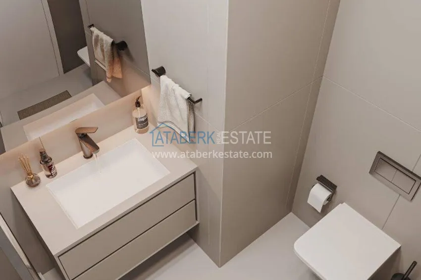 Kupuj  Apartamenty od dewelopera w Alanyi z ratami do 24 miesięcy - kompleks w budowie w centrum Mahmutlar  12 