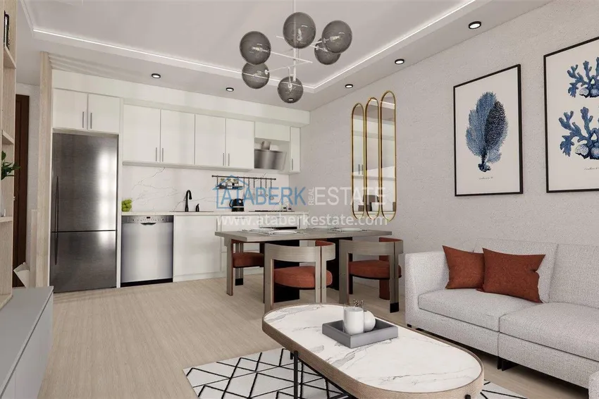 Kupuj  Apartamenty od dewelopera na raty w Alanyi - kompleks butikowy w budowie w Gazipasa  1 