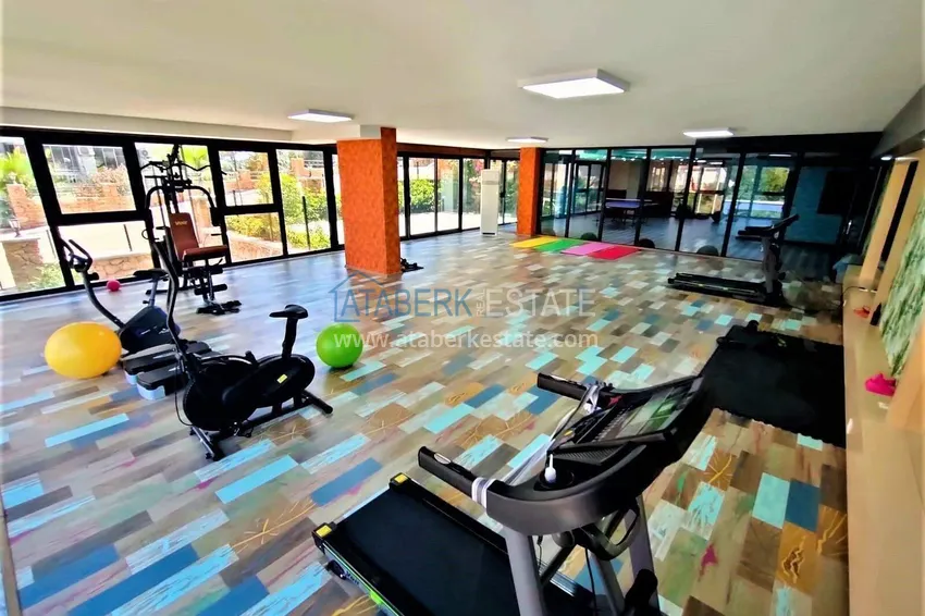 Apartament 2+1 w Alanya, dzielnica Tosmur - umeblowane, widok na góry i morze 15 