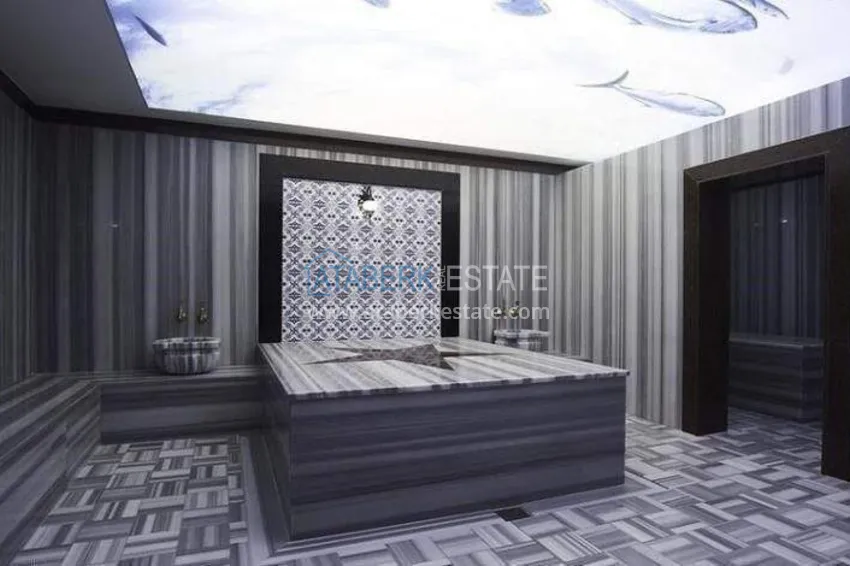 Apartament 2+1 w Alanya, dzielnica Tosmur - umeblowane, widok na góry i morze 18 