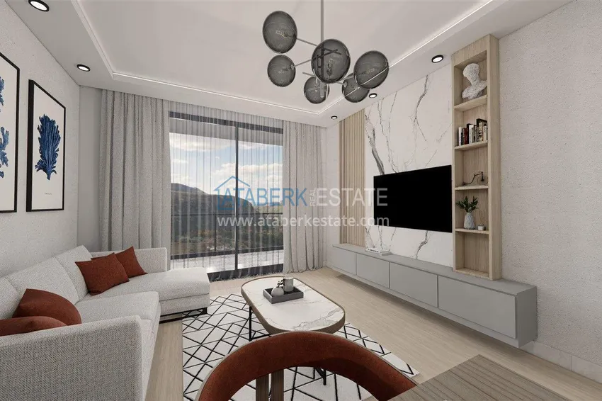 Kupuj  Apartamenty od dewelopera na raty w Alanyi - kompleks butikowy w budowie w Gazipasa  2 