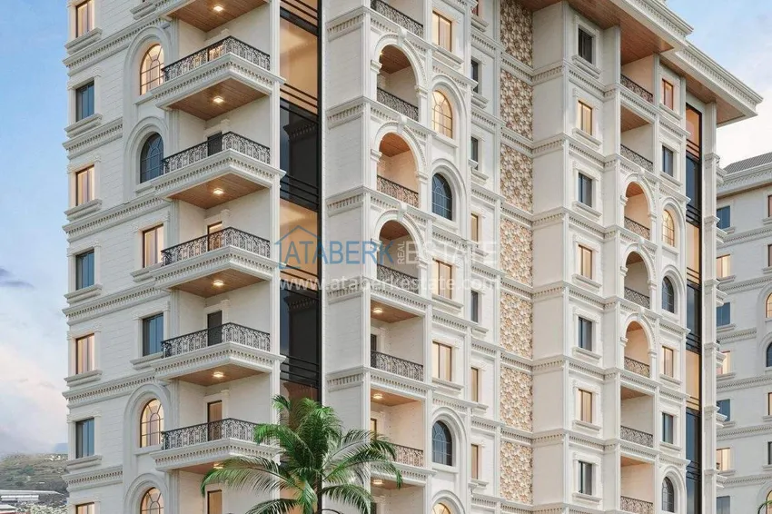 Apartamenty od dewelopera w Alanyi z ratami do 24 miesięcy - kompleks w budowie w centrum Mahmutlar  6 