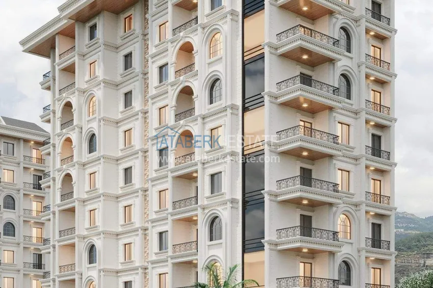 Apartamenty od dewelopera w Alanyi z ratami do 24 miesięcy - kompleks w budowie w centrum Mahmutlar  7 