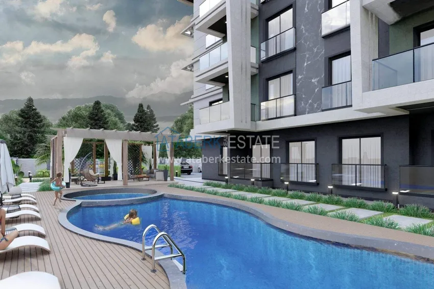 Apartamenty od dewelopera na raty w Alanyi - kompleks butikowy w budowie w Gazipasa  5 