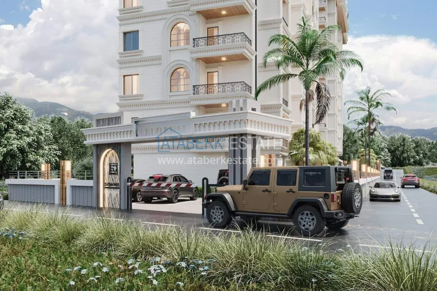 Apartamenty od dewelopera w Alanyi z ratami do 24 miesięcy - kompleks w budowie w centrum Mahmutlar  8 