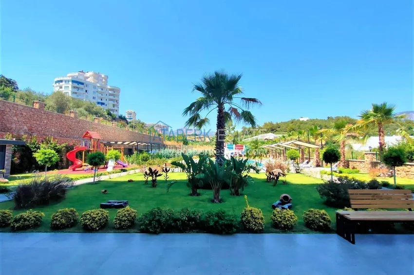 Apartament 2+1 w Alanya, dzielnica Tosmur - umeblowane, widok na góry i morze 7 