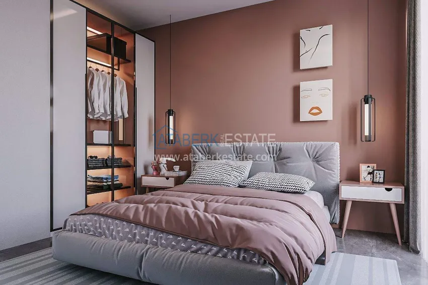 Kupuj  Apartamenty od dewelopera w Alanyi z ratami do 24 miesięcy - kompleks w budowie w centrum Mahmutlar  9 