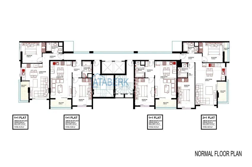 Kupuj taniej Apartamenty od dewelopera w Alanyi z ratami do 24 miesięcy - kompleks w budowie w centrum Mahmutlar  4 