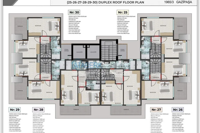 Kupuj taniej Apartamenty od dewelopera na raty w Alanyi - kompleks butikowy w budowie w Gazipasa  6 