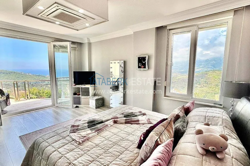 Kupuj  5+1 umeblowana willa w Alanya, dzielnica Kargicak  20 