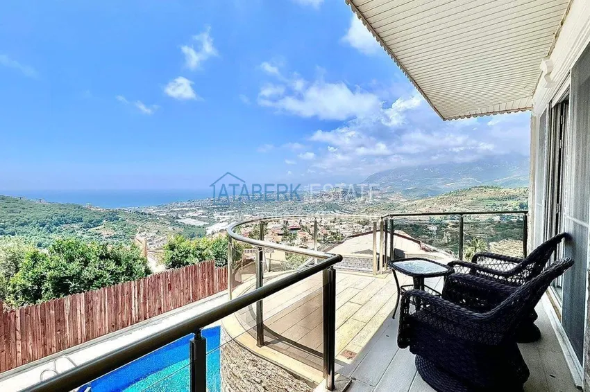 Kupuj  5+1 umeblowana willa w Alanya, dzielnica Kargicak  25 