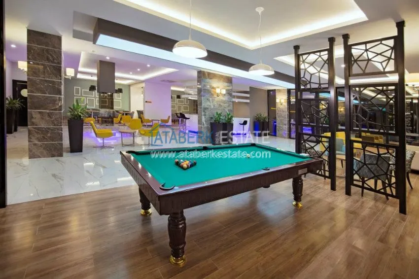 Apartament 1+1 umeblowany z dużym tarasem w nowoczesnym kompleksie 3 